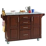 Salt & Pepper Granite top on Medium Cherry cabinet