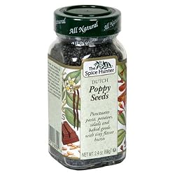 Spice Hunter Poppy Seeds, 2.4-Ounce Unit (Pack of 6)