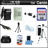 Buy 16GB Accessory Kit For Canon VIXIA HF R32, HF R30, HF R300 Digital Camcorder...
