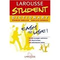 Larousse Student Dictionary (English-French/French-English) (Larousse School Dictionary) (Bilingual) (Paperback)