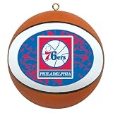 NBA Philadelphia 76ers Mini Replica Basketball Ornament