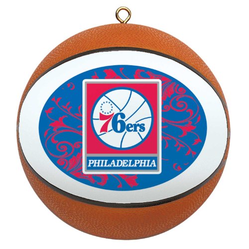 NBA Philadelphia 76ers Mini Replica Basketball Ornament