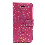 UNEXTATI iPhone 6 Plus/ iPhone 6S Plus 手帳型 ケース 高級PUレザー カード収納 付き 全面保護 スタンド機能付き マグネット開閉式 Apple iPhone6