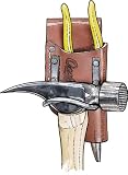 Occidental Leather 5020 2 in 1 Tool & Hammer Holder