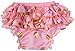 Baby Bloomers Infant Ruffle Shorts Girl Underwear Diaper Cover Gold Dot Briefs for Toddler Pink 18-24 Months