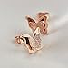 Aegean Jewelry Titanium Lady's Butterfly Charming Stud Earring with a Gift Box and a Free Small Gift