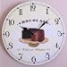 French Shabby Chic 'Chocoate' Wall Clock. Would make a great gift for the Chocolate Lover!