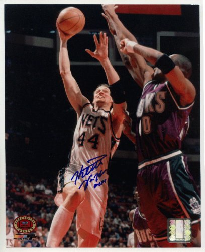 KEITH VAN HORN - Genuine Autograph on 8 X 10 Photograph NEW JERSEY NETS COA