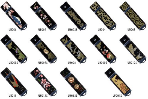 漆器（蒔絵）仕上げ 4GB ギフト用USBフラッシュメモリー・桐箱入り・舞妓（まいこ）さん