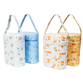 Universal Double Thermal Warmer & Cooler Bottle Bag - One Size Fits All Feeding Bottles (Cat No: 125)