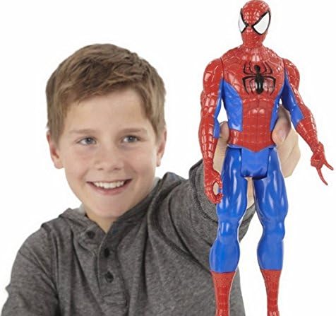 2015 Genuine Spiderman 3D doll model,Titan Hero Large Marvel Action Figure Boys 12inch Spiderman Kids Child Toys high quality