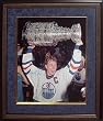 Wayne Gretzky Signed 20X24 Canvas Transfer - Raising Cup Le 199