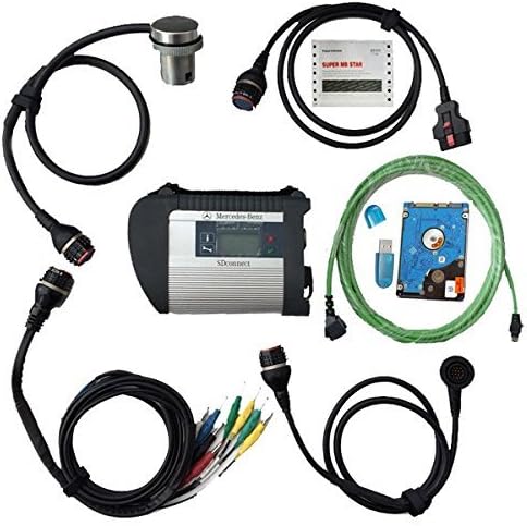 Vivi chen shop car-scanner09 Star Diagnosis SD Connect Compact 4 MB C4 Scanner 2015/01 Booted with New Lenovo E49 Laptop