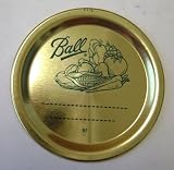 Ball Regular Mason Jar Dome Lids - 12 count - White Protective Inner Coating