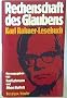 Rechenschaft des Glaubens. Karl- Rahner- Lesebuch