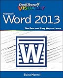 Teach yourself visually Word 2013