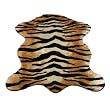 Tiger Pelt | Safari Collection | Faux Fur Rug | 5 foot X 7 foot