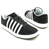 Men's K-Swiss The Classic Suede (Black/Coffee-White)