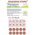 Magnetpflaster 50 St�ck MAGARNA Stark 700 Gauss