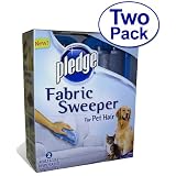 SC Johnson Pledge Fabric Sweeper for Pet Hair, 2 Pack