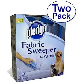  SC Johnson Pledge Fabric Sweeper for Pet Hair, 2 Pack