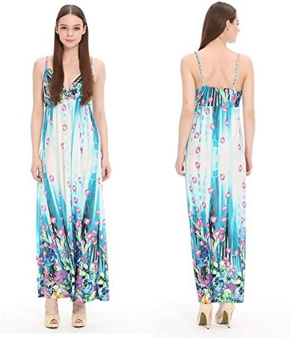 Summer Beach Sun Dress Women New Sexy Long Maxi Dress Lady Fashion Tops Bohemian No2 size L Free Shipping