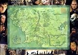 Posters: The Lord Of The Rings Poster - The Fellowship - Middle Earth (Map) (36