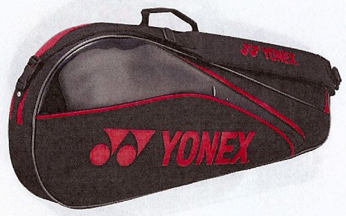 Yonex '11 Tournament Basic 3 Racquet Bag - Black/Red