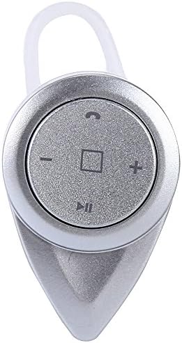 Nicequip TM A9 Mini Wireless Bluetooth Earpiece Stereo Music headphone Bluetooth 4.0 Earbud Speaker Headset Hand-free Earphone Sport Bluetooth headset with Mic for iPhone ipad Samsung etc(Silver)