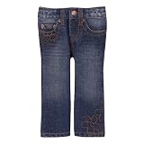Infant Girls' Cherokee  Lurex Embroidered Jeans - Flowers