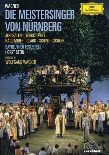 Wagner - Die Meistersinger von Nurnberg / Bernd Weikl, Siegfried Jerusalem, MariAnne Haggander, Hermann Prey, Graham Clark, Matthias Holle, Horst Stein, Bayreuth Opera