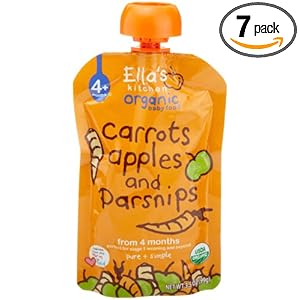 Ella's Kitchen Organic Baby, 3.5 Ounce Pouches (Pack of 7)