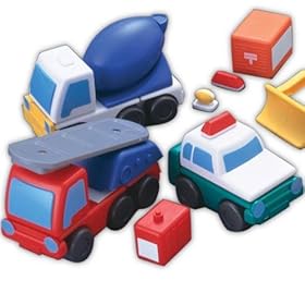  Magna-Tiles Working Trucks