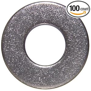 5/16 Bolt Size, Stainless Steel Flat Washers (100 Per Package)