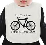 Put The Fun Between Your Legs ネクタイを有する有機ビブ Medium