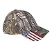Realtree Xtra Unisex Camo and American Flag Baseball Hat