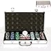 Aluminum Case Poker Set, 300 pc., 11.5g dice chips