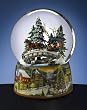 Sleigh on Bridge - Water Globe with Blower Sleigh on Bridge - Water Globe with Blower