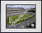Baltimore Ravens M&T Bank Stadium Double Matted 8 X 10 Photograph in Black Anodized Aluminum Fr