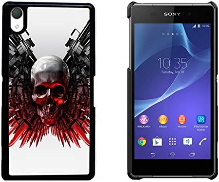 Skull Devil Diablo Hard Plastic and Aluminum Back Case For Sony Xperia Z2 L50W