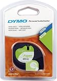 DYMO LetraTAG 91221 - Plastikband - weiß - Rolle (1,2 cm x 4 m) - 1 Rolle(n)