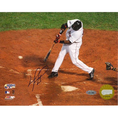 Steiner Sports MLB David Ortiz 2007 WS Game 1 Single Autographed 8-by-10-Inch Photograph