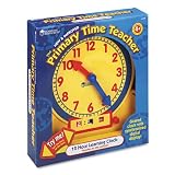 Learning Resources LER2996 Learning Resources Primary Time Teacher 12-Hour Learning Clocks, 8 1/4H