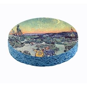  Fine Art Vincent Van Gogh Evening Stroll Unique Kitchen Sponge