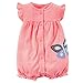 Carter's Baby Girls Snap-Up Cotton Romper (Orange)