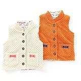 Bobson(ボブソン) ベスト (80～130cm) キムラタンの子供服 (77458x77958-163) オレンジ 95