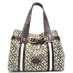 Tommy Hilfiger Women Logo Buckle/Charm Shopper Handbag One