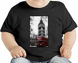 London - Big Ben オーガニックベビーTシャツ 6-12 Months