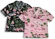 Pink Flamingo Hibiscus Women's Hawaiian Aloha Shirt - Regular and Plus Size