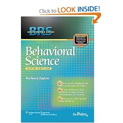 BRS Behavioral Science (Board Review Series) by Barbara Fadem